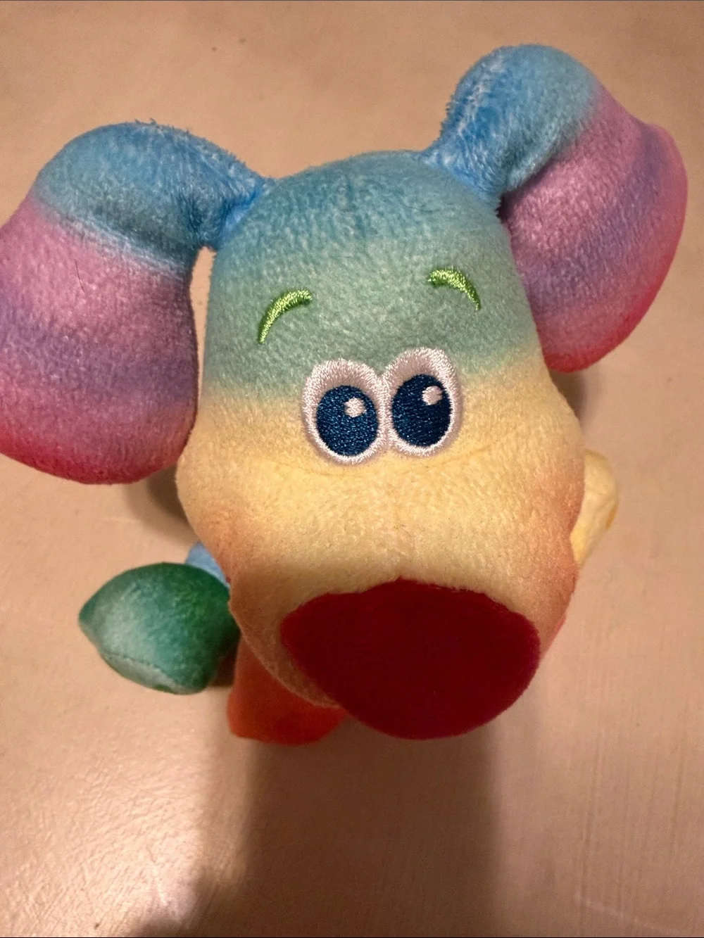 Blues Clues Rainbow Hard To Find 7 Inch Plush RARE EUC